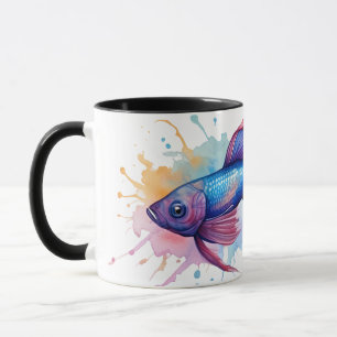 Watercolor Serie: Betta Vis Mok