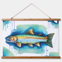 Watercolor Serie: Forel/Zalm