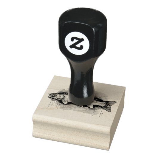 Watercolor Serie: Forel/Zalm Rubberstempel (Stempel)