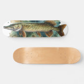 Watercolor Serie: Snoek Persoonlijk Skateboard (Horizontaal)