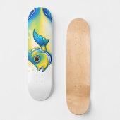 Watercolor Series: Angelfish Persoonlijk Skateboard (Voorkant)