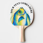 Watercolor Series: Angelfish Tafeltennisbatje (Achterkant)