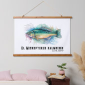 Watercolor Series: Bass Hangend Wandkleed (Slaapkamer)