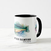 Watercolor Series: Bass Mok (Voorkant rechts)