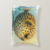 Watercolor Series: Blowfish Accent Kussen (Achterkant (Verticaal))