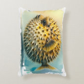Watercolor Series: Blowfish Accent Kussen (Voorkant(Verticaal))