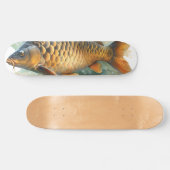 Watercolor Series: Carp Persoonlijk Skateboard (Horizontaal)