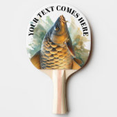 Watercolor Series: Carp Tafeltennisbatje (Achterkant)