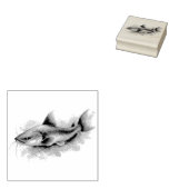 Watercolor Series: Catfish Rubberstempel (Gestempeld)