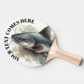 Watercolor Series: Catfish Tafeltennisbatje (Zijkant)