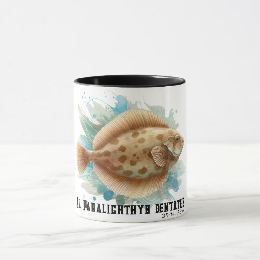 Watercolor Series: Flounder/Flatfish Mok (Midden)