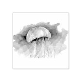 Watercolor Series: Jellyfish 2 Rubberstempel (Afrduk)