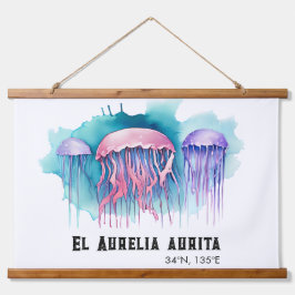 Watercolor Series: Jellyfish Hangend Wandkleed