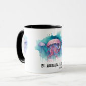 Watercolor Series: Jellyfish Mok (Voorkant links)