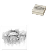 Watercolor Series: Jellyfish Rubberstempel (Gestempeld)