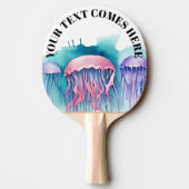 Watercolor Series: Jellyfish Tafeltennisbatje (Achterkant)