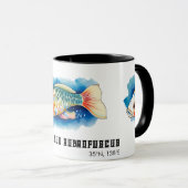 Watercolor Series: Koi Fish Mok (Voorkant rechts)