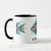 Watercolor Series: Lionfish Mok (Links)