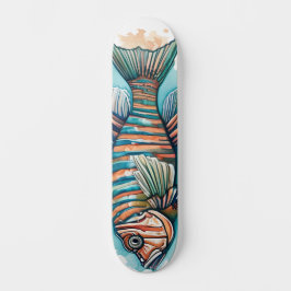 Watercolor Series: Lionfish Persoonlijk Skateboard