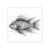 Watercolor Series: Lionfish Rubberstempel (Afrduk)