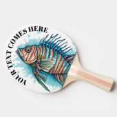 Watercolor Series: Lionfish Tafeltennisbatje (Zijkant)