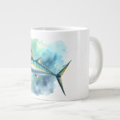 Watercolor Series: Mackerel Grote Koffiekop (Voorkant rechts)