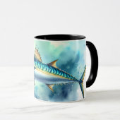 Watercolor Series: Mackerel Mok (Voorkant rechts)