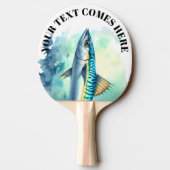 Watercolor Series: Mackerel Tafeltennisbatje (Achterkant)