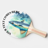 Watercolor Series: Mackerel Tafeltennisbatje (Zijkant)