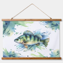 Watercolor Series: Perch Hangend Wandkleed