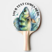 Watercolor Series: Perch Tafeltennisbatje (Achterkant)