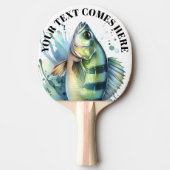 Watercolor Series: Perch Tafeltennisbatje (Voorkant)