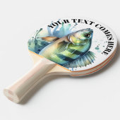 Watercolor Series: Perch Tafeltennisbatje (Voorkant Gekanteld)