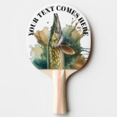 Watercolor Series: Pike Tafeltennisbatje (Achterkant)