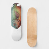 Watercolor Series: Piranha Persoonlijk Skateboard (Voorkant)