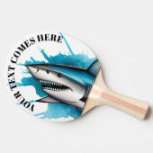 Watercolor Series: Shark Tafeltennisbatje (Zijkant)