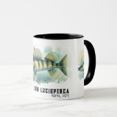 Watercolor Series: Zander/Walleye Mok (Voorkant rechts)