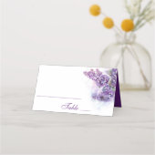 Watercolor Sering Bloemen Lente Bruiloft Plaatskaartje (Voorkant)