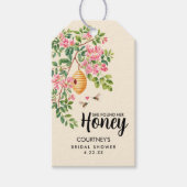Watercolor She Found Her Honey Bridal Shower  Cadeaulabel (Voorkant)