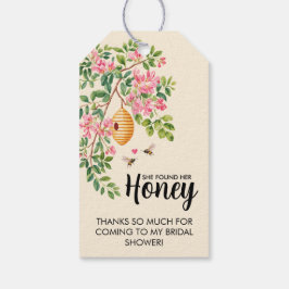 Watercolor She Found Her Honey Bridal Shower  Cadeaulabel
