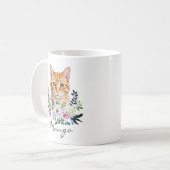 Watercolor Siamese Kat Koffiemok (Voorkant links)
