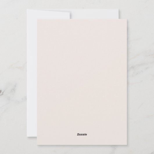 Watercolor Sieraden Foto Feestdagenkaart (Achterkant)