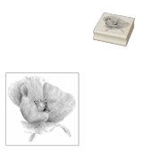 Watercolor Sinaarpopulier Rubberstempel (Gestempeld)