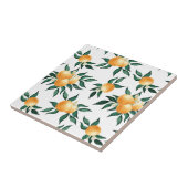 Watercolor Sinaasappel Citrus Zonnig Botanisch Tegeltje (Zijkant)