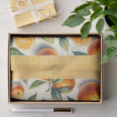 Watercolor Sinaasappels Wedding Oranje Bladeren Tissuepapier (Geschenk)