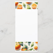 Watercolor Sinaasblad Bruiloftsmenu Menu (Achterkant)
