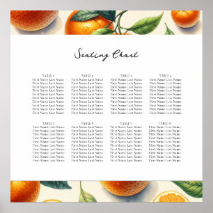 Watercolor Sinaasblad Tafelkaart Poster