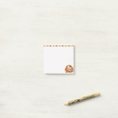 Watercolor Slaande Kat Post-it® Notes (Op bureau)