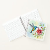 Watercolor Small Hummingbird Notitieboek (Binnen)