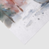 Watercolor Sneeuwpop Tissuepapier (Detail)